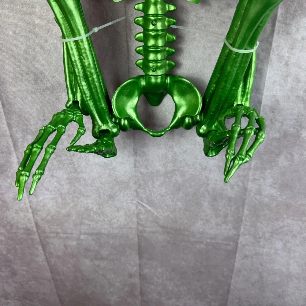 Target Hyde & EEK Boutique 36 Inch Alien Skeleton Green Metallic Halloween Decor